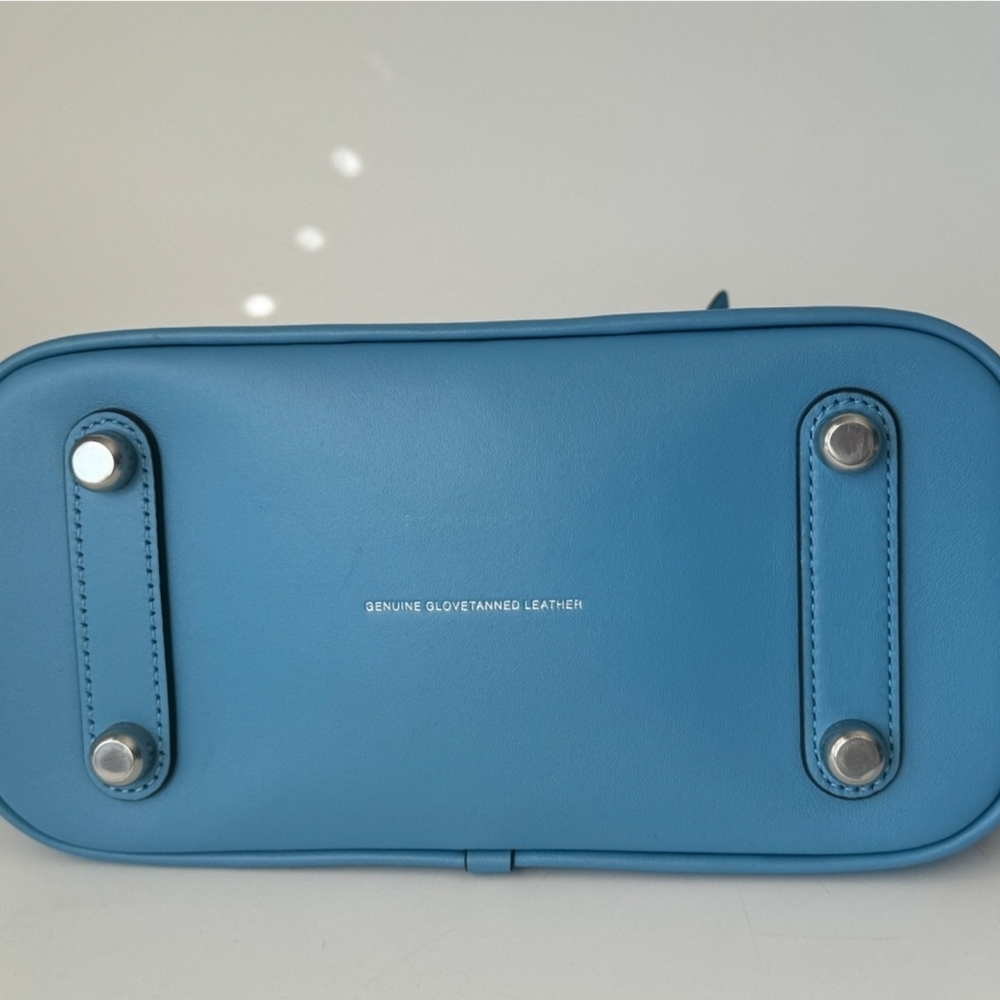 Coach RETAIL CHINA Exclusive White Rabbit Candy Collab Revel Top Handle Bag Blue - Picture 8 of 16